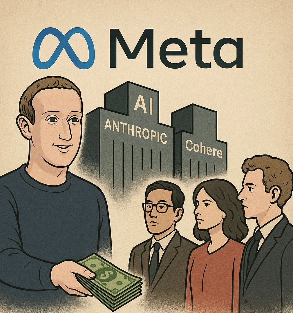 Meta Pursues Leading AI Startups and Recruits Top Talent
