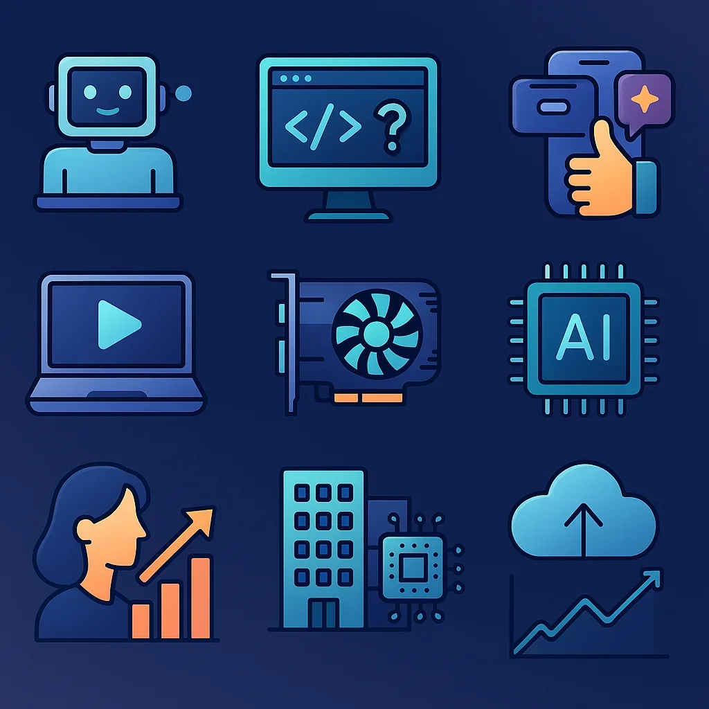 أدوات الذكاء الاصطناعي تحول العمل والويب والتجارة