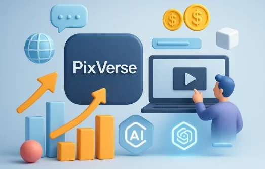 PixVerse (an AI video platform) turns text into high-quality videos.