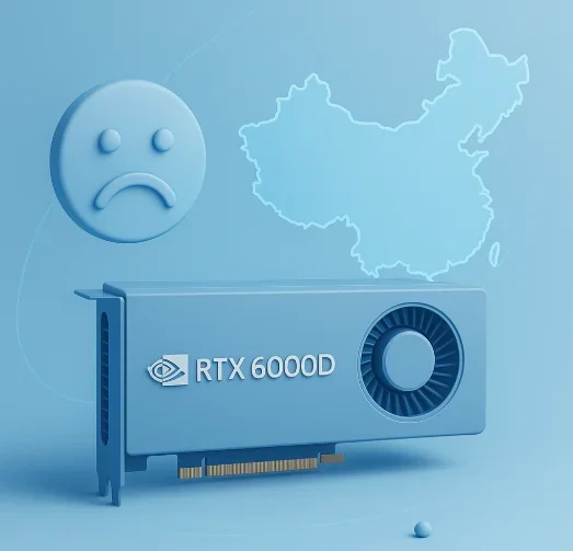 Nvidia faces weak AI chip demand in China.