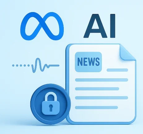Meta negotiates news licenses for AI training.