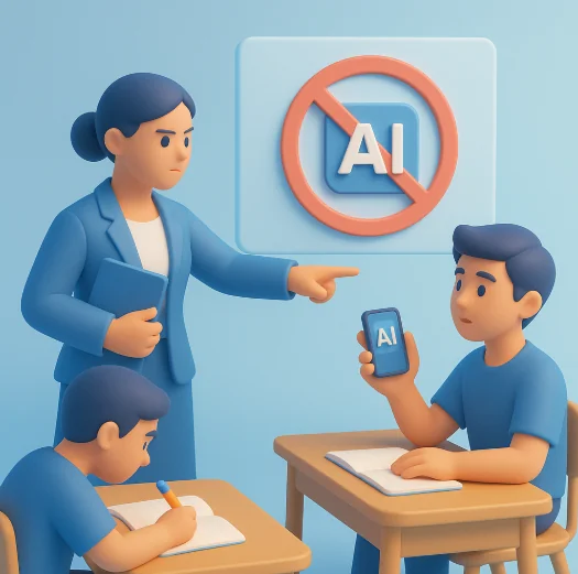 U.S. schools struggle to draw the line between learning and cheating with IQ tools.