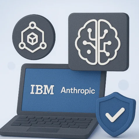 IBM and Anthropic announce partnership to develop secure enterprise software.