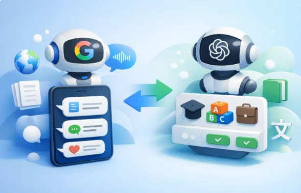 Google and OpenAI ignite the race for instant smart translation. 