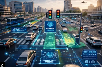 Al-Khobar adopts smart traffic signals without human intervention.