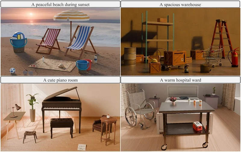 Using AI agents to make more realistic 3D scenes