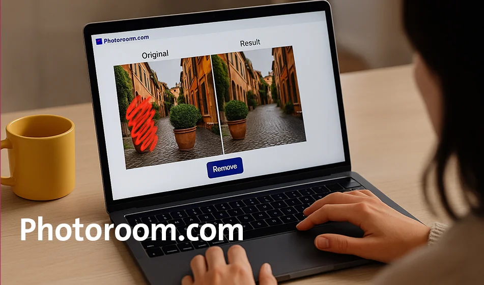 Remove unwanted elements from photos with Photoroom