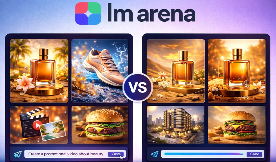 🆚 Compare ad image generation tools within LM Arena via the Battle option