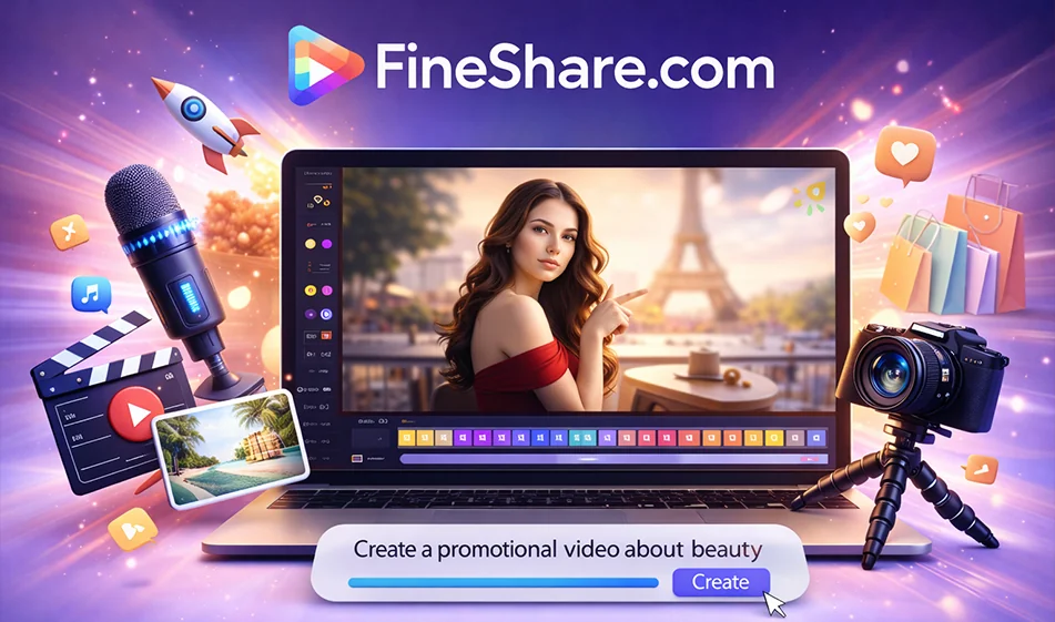 🎬 FineShare (Vora) - Generate AI promotional videos quickly