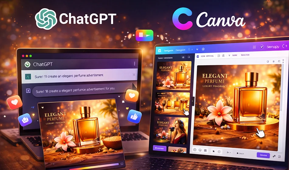 ✨ شات جي بي تي + كانفا: اصنع بوستات سوشال ميديا جاهزة خلال دقائق