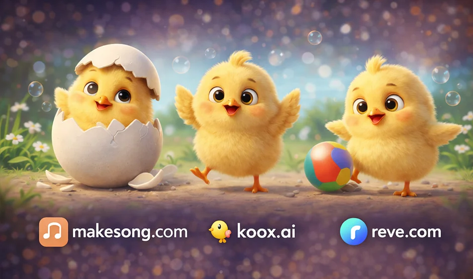 🐥 Want to create a music video for kids in minutes... with artificial intelligence?