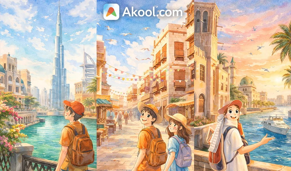 Create an anime tourism video from a single prompt on AKOOL
