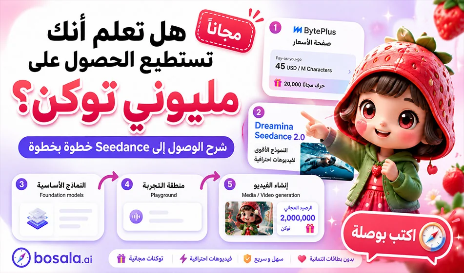 2 million free tokens to create videos! on Seedance 