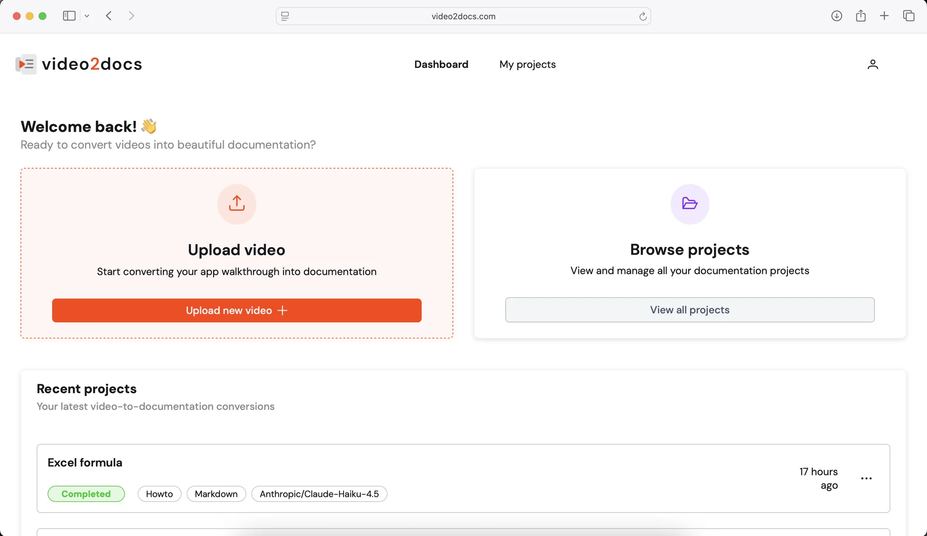 video2docs