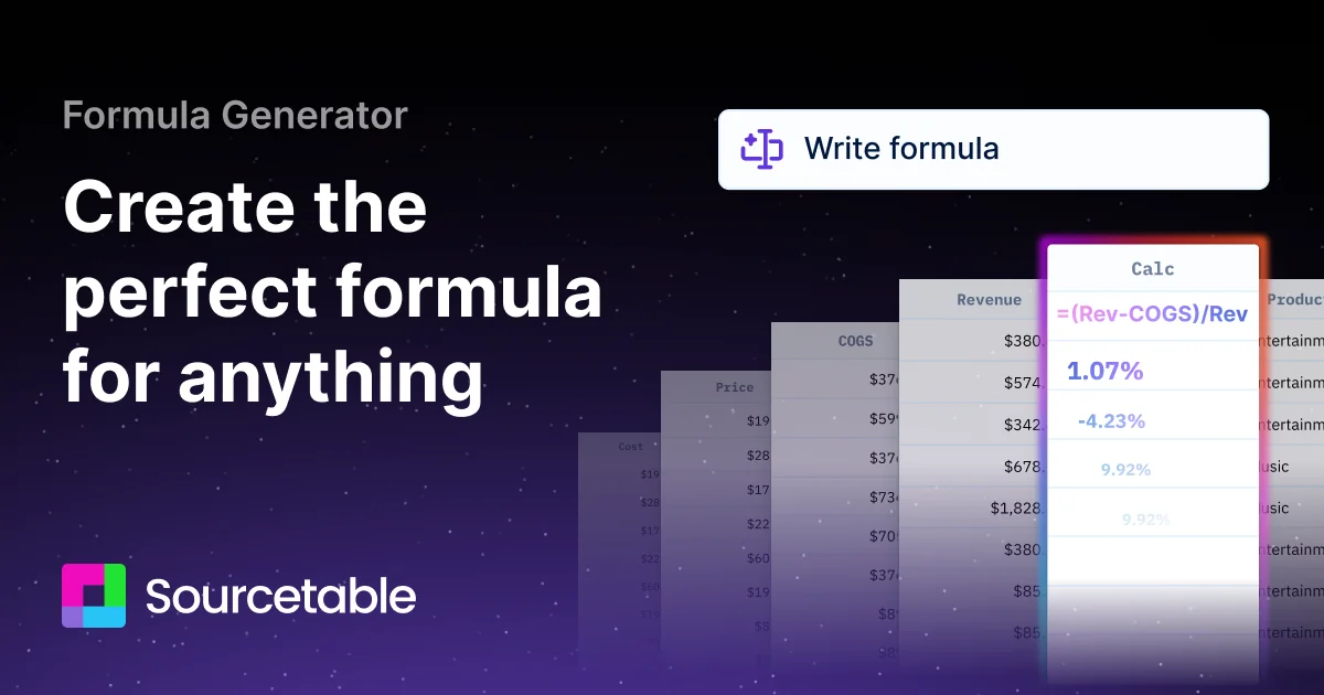 Formula Generator