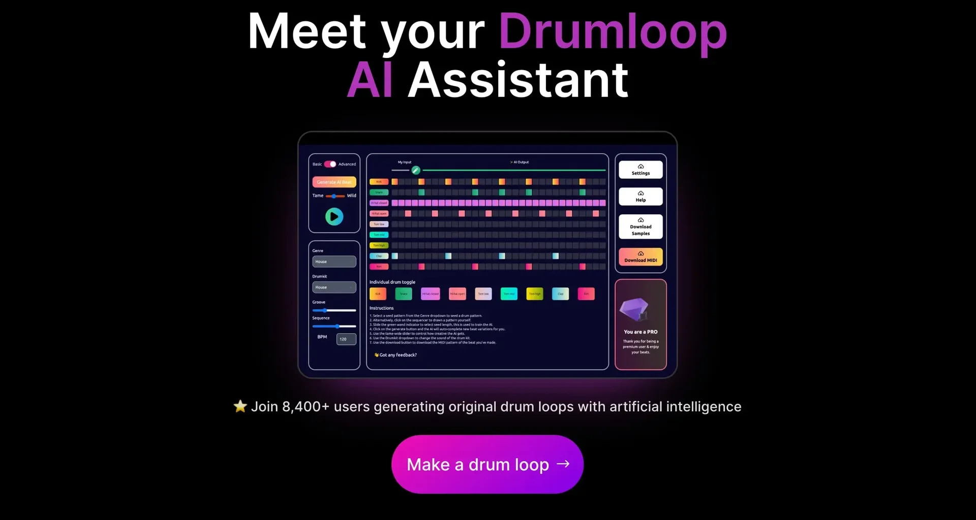 Drumloop AI