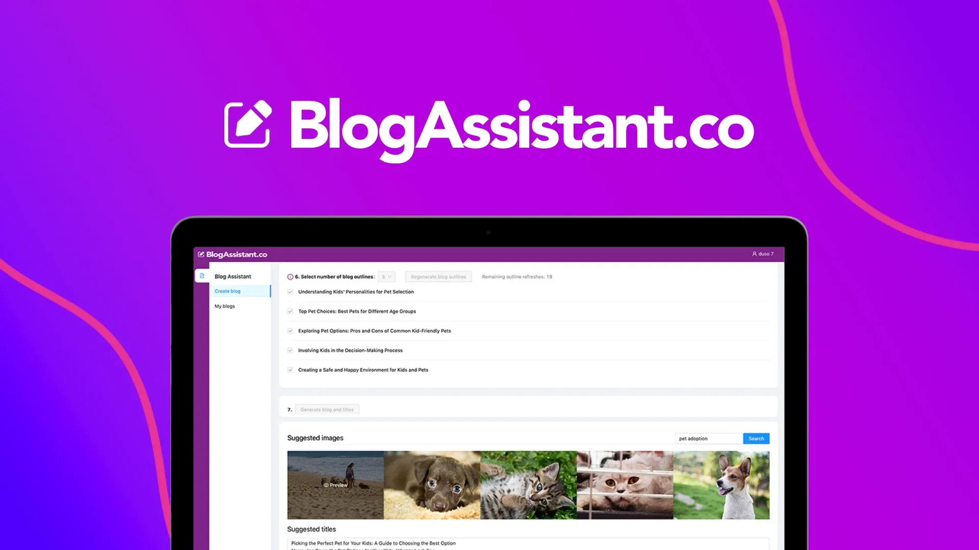 Blog Assistant
