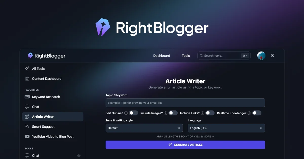 RightBlogger Studio