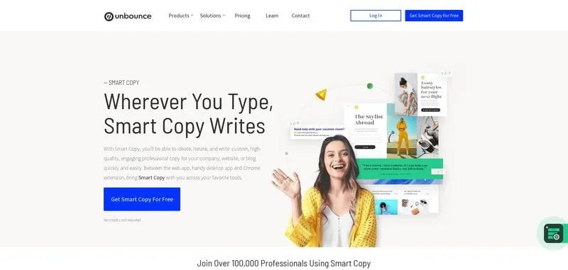 Unbounce Smart Copy