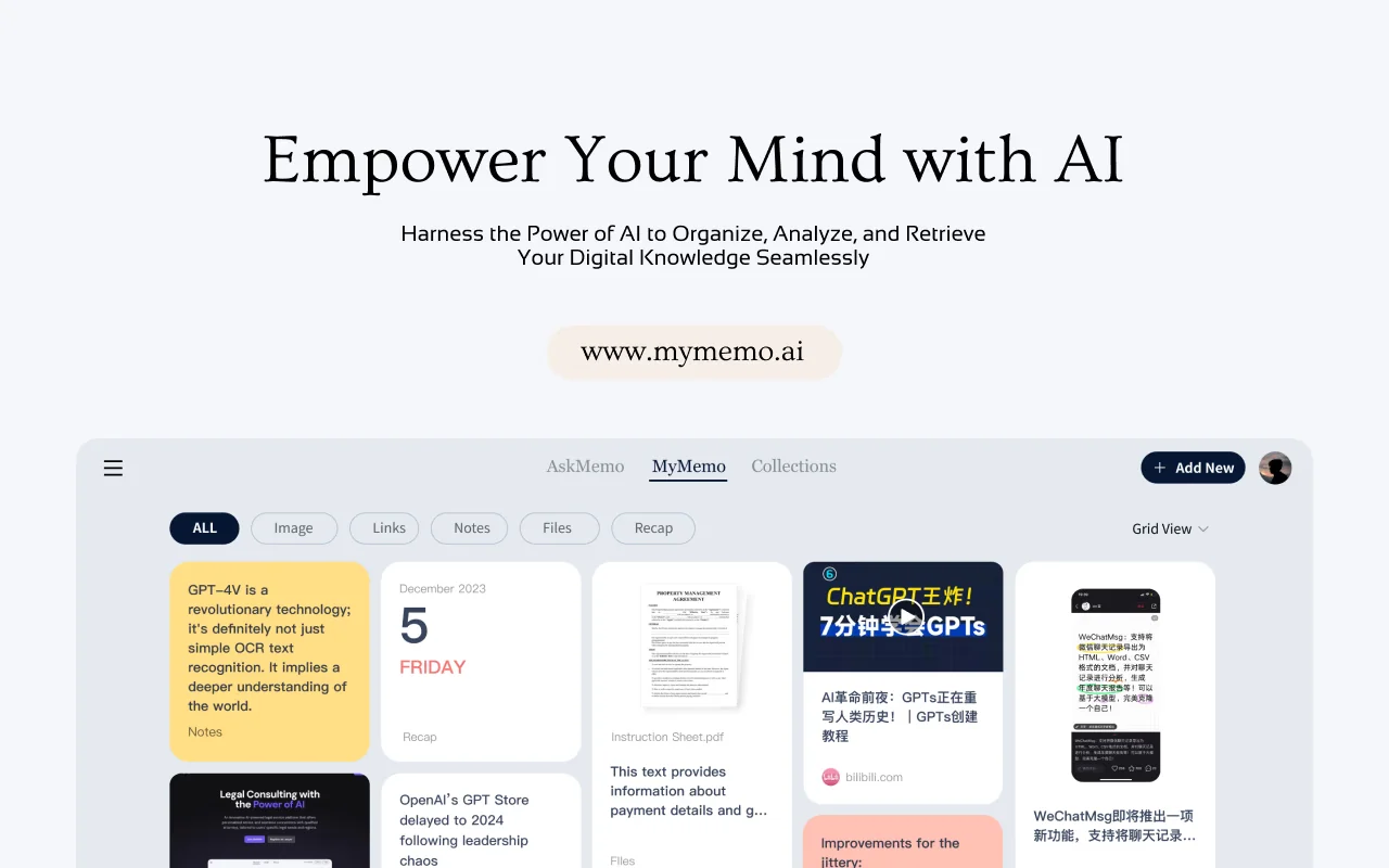 MyMemo AI