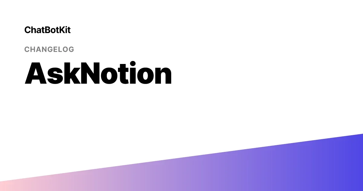 AskNotion