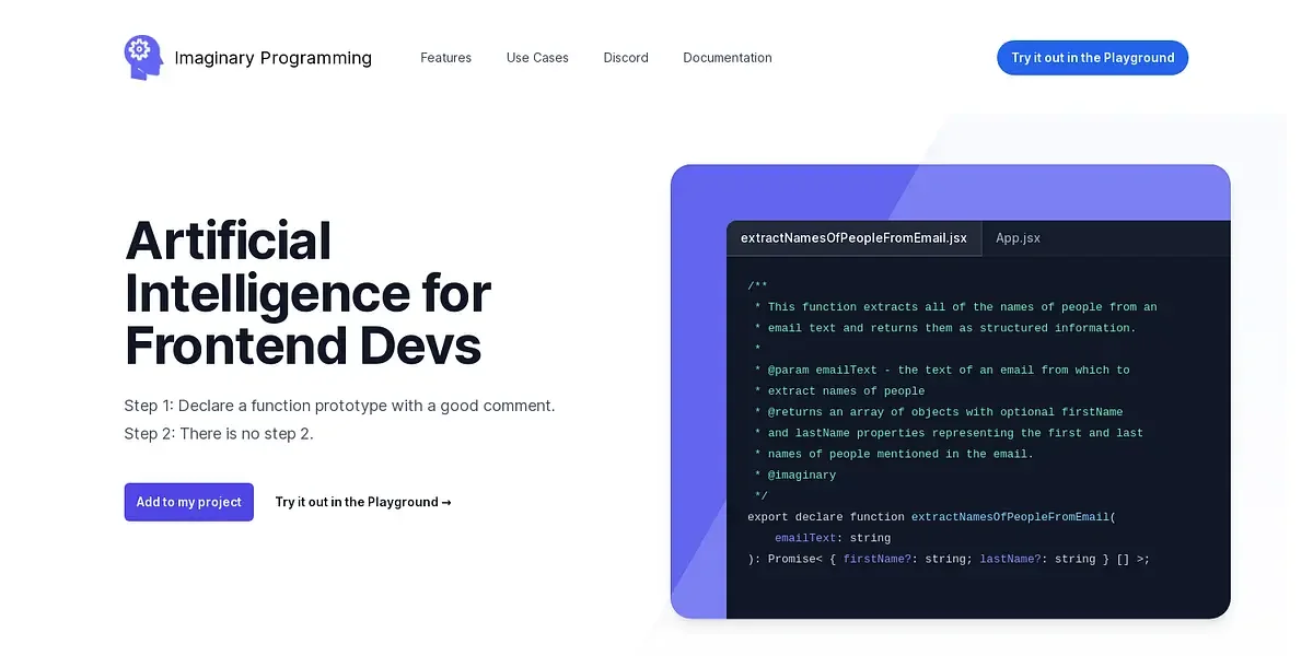 Imaginary Programming