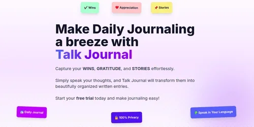 Talk Journal