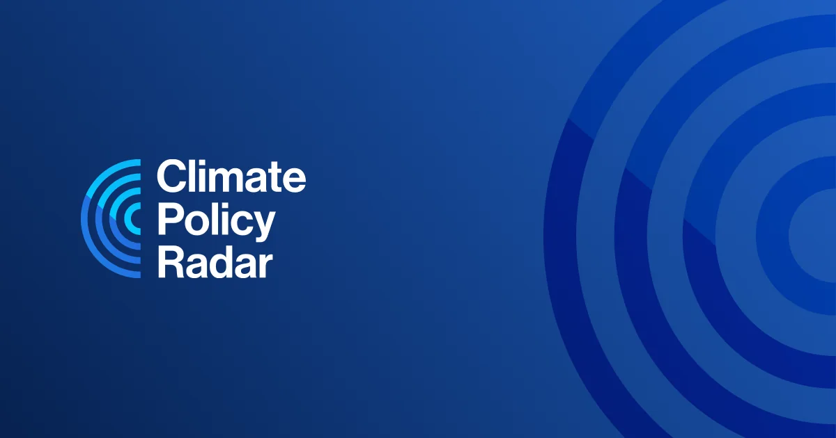 Climate Policy Radar