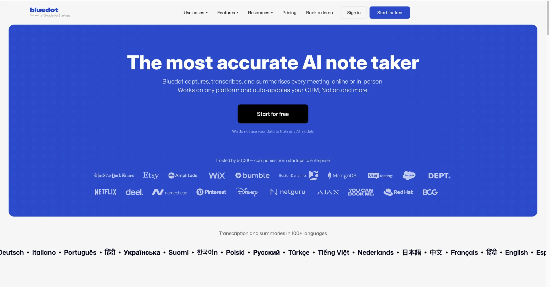 Bluedot AI