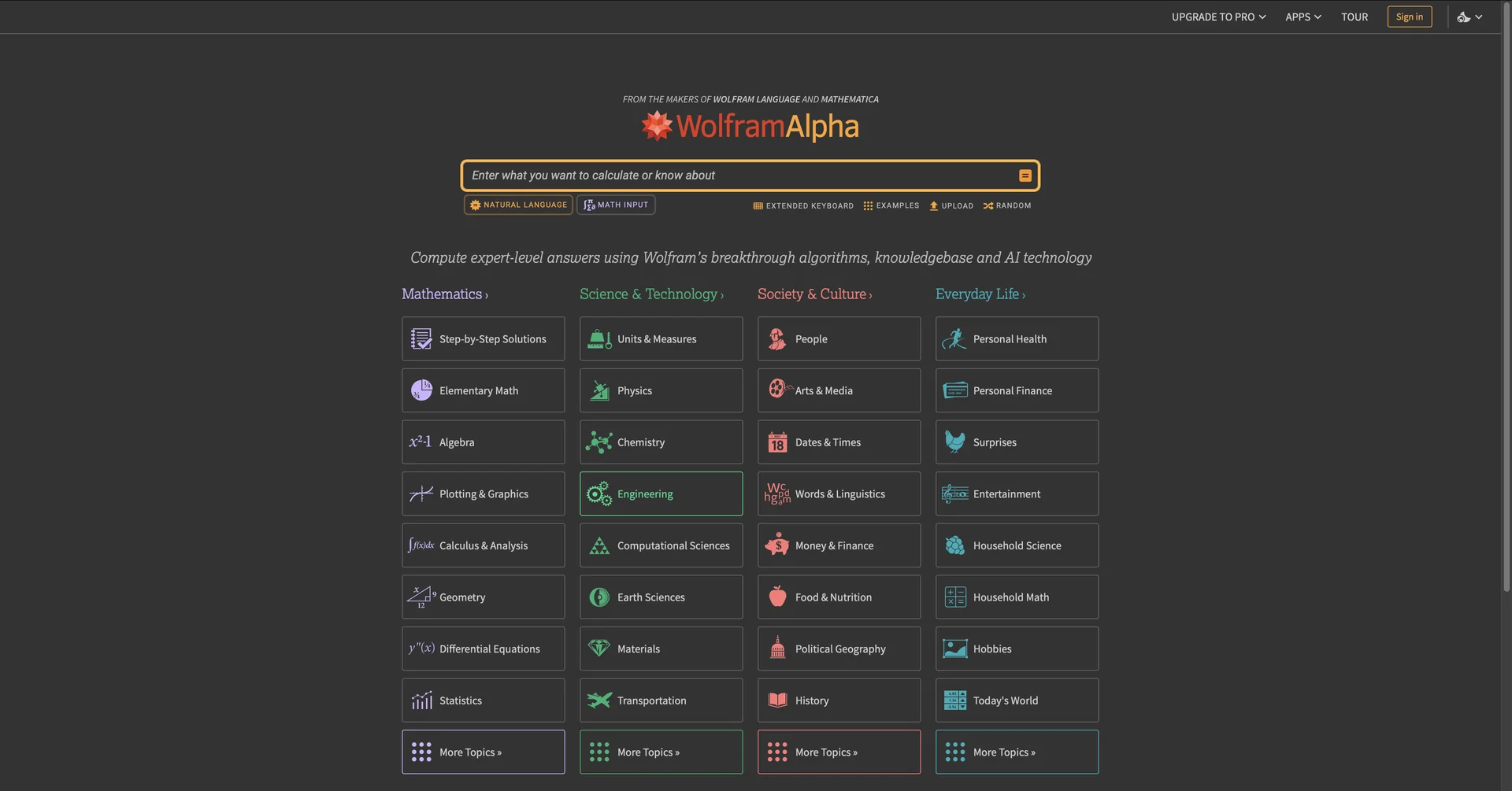 WolframAlpha