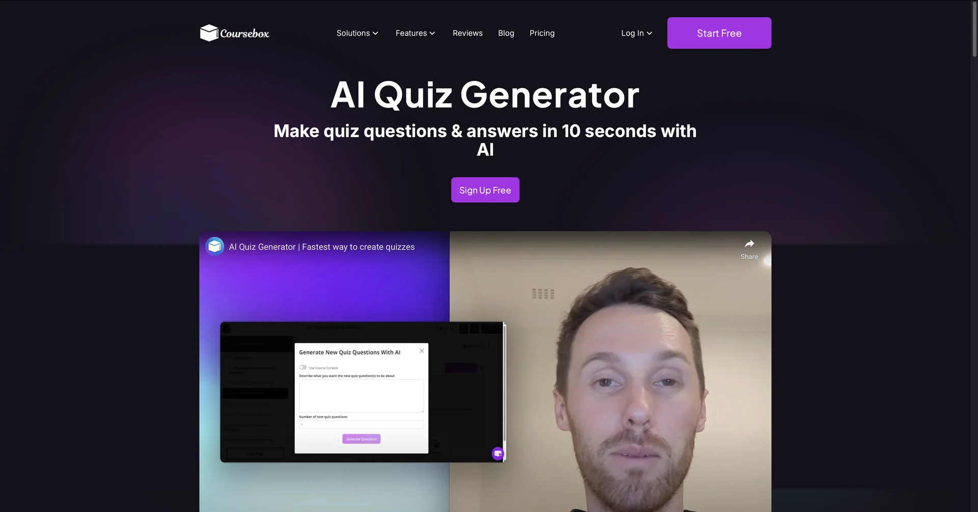 AI Quiz Generator by Coursebox