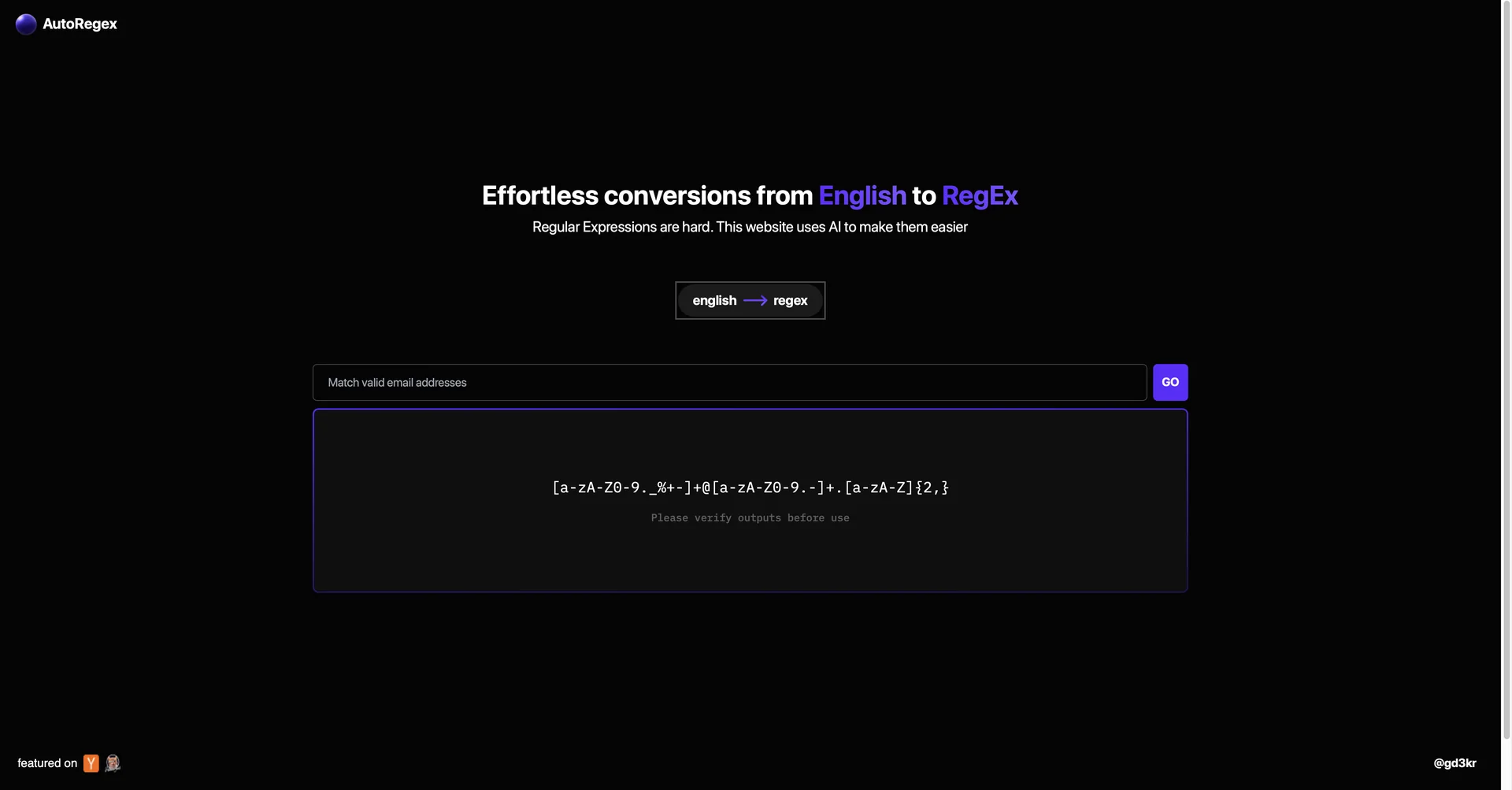 AutoRegex