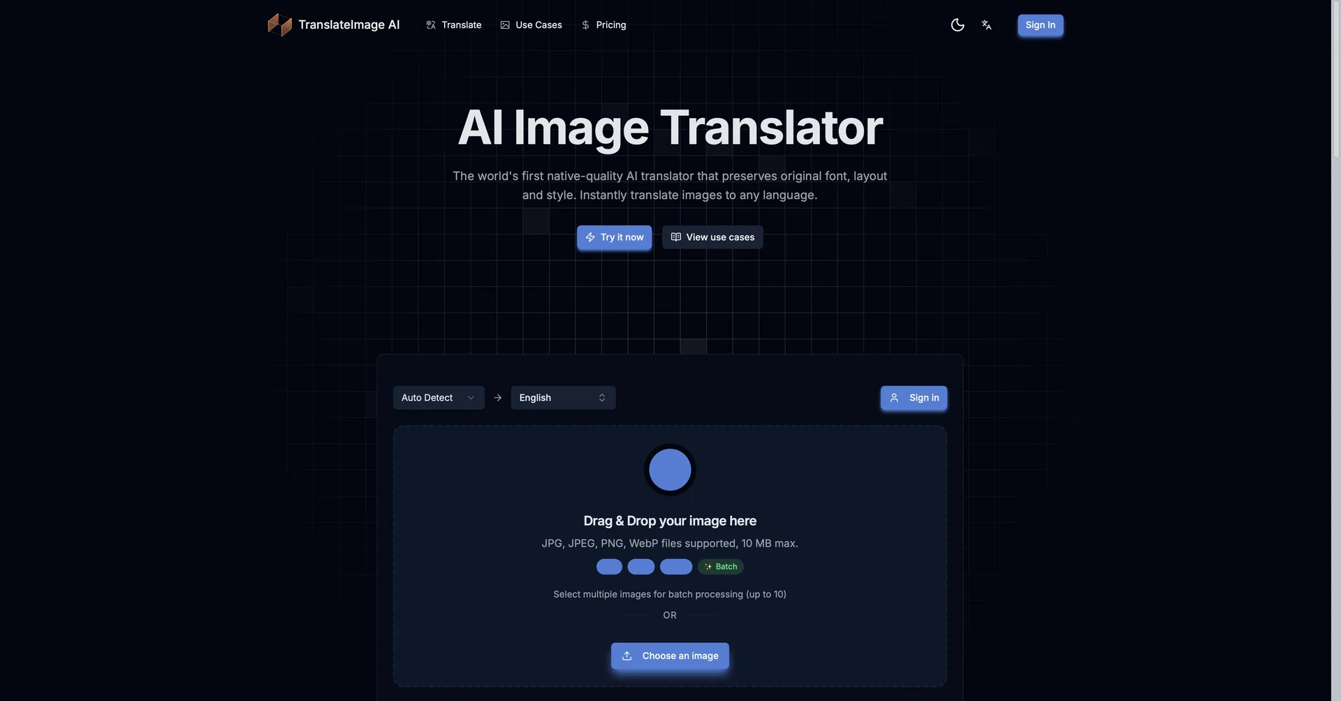 TranslateImage AI