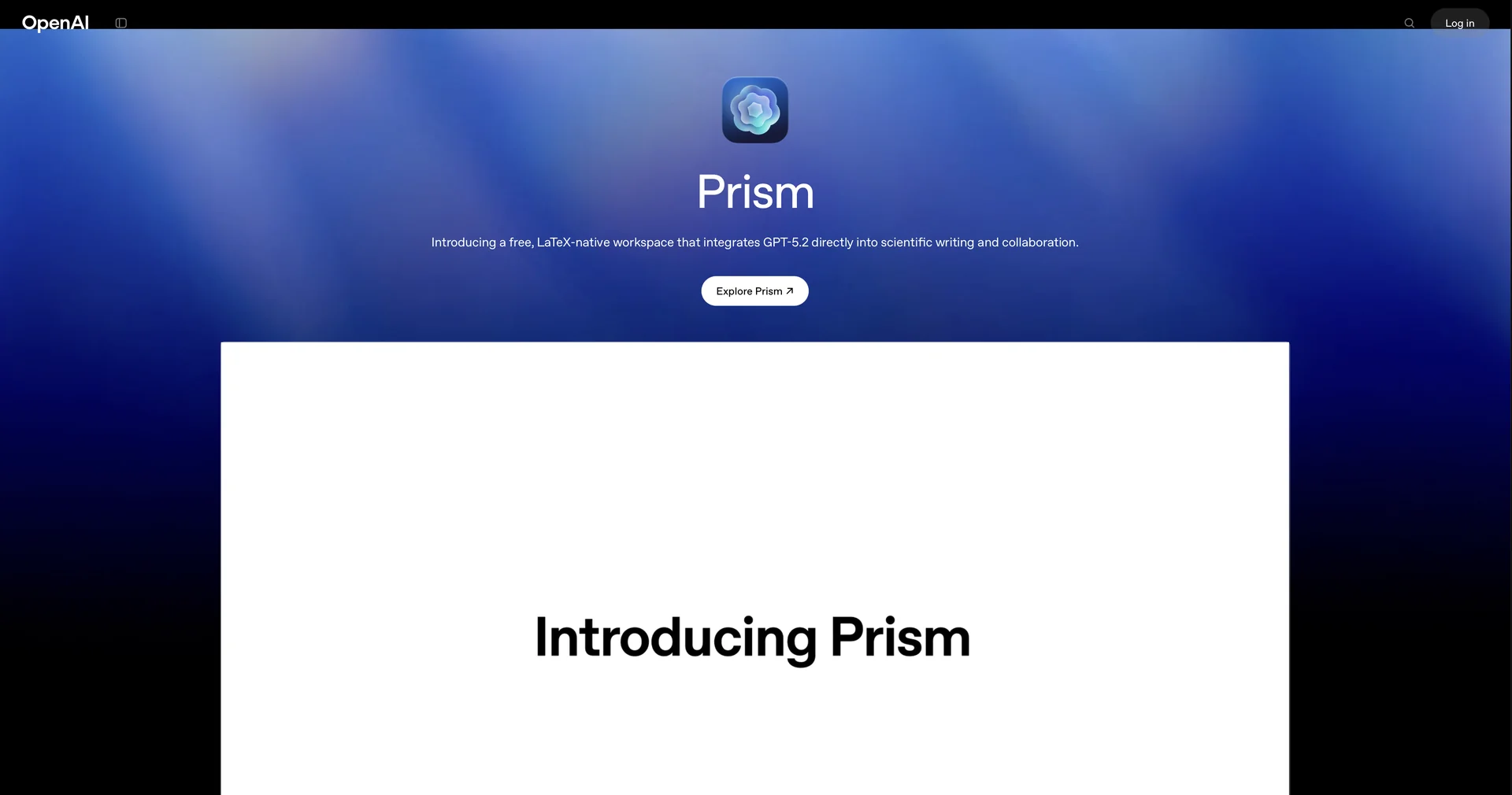 OpenAI Prism