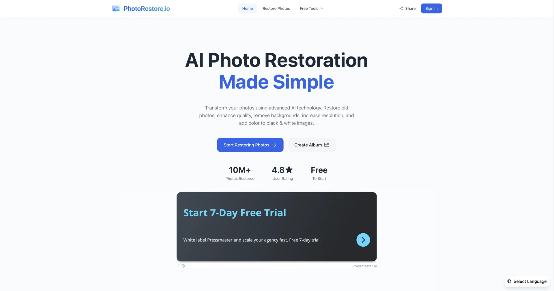 PhotoRestore.ai