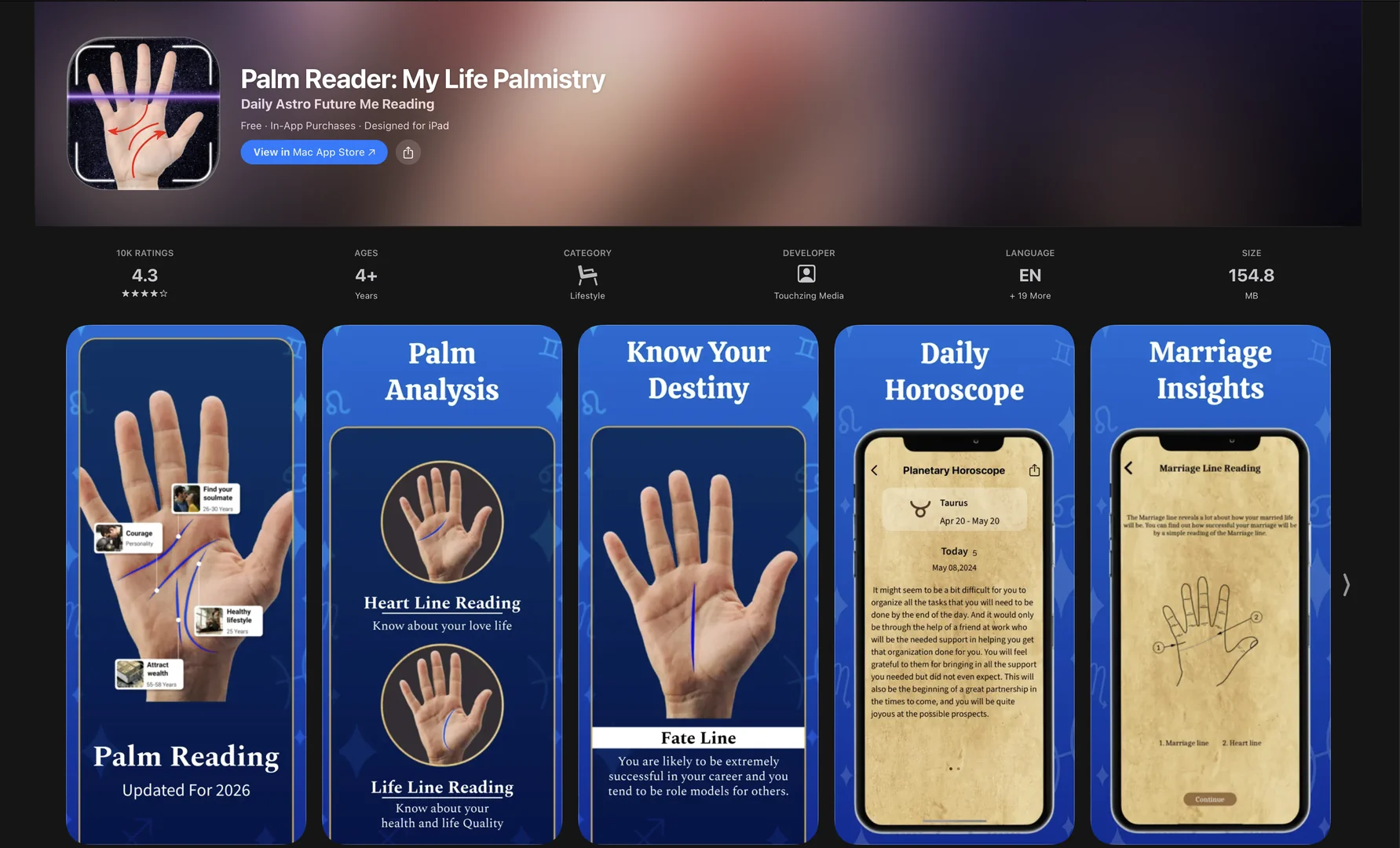 Palm Reading App