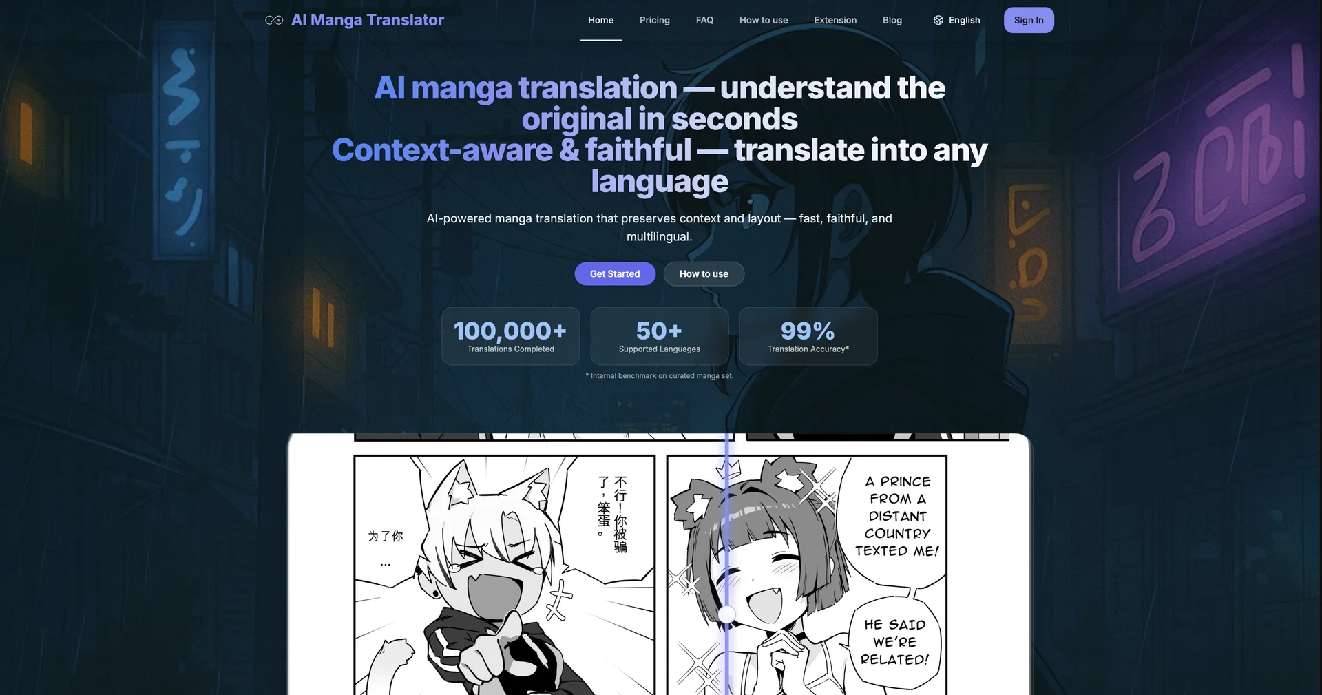 AI Manga Translate.com