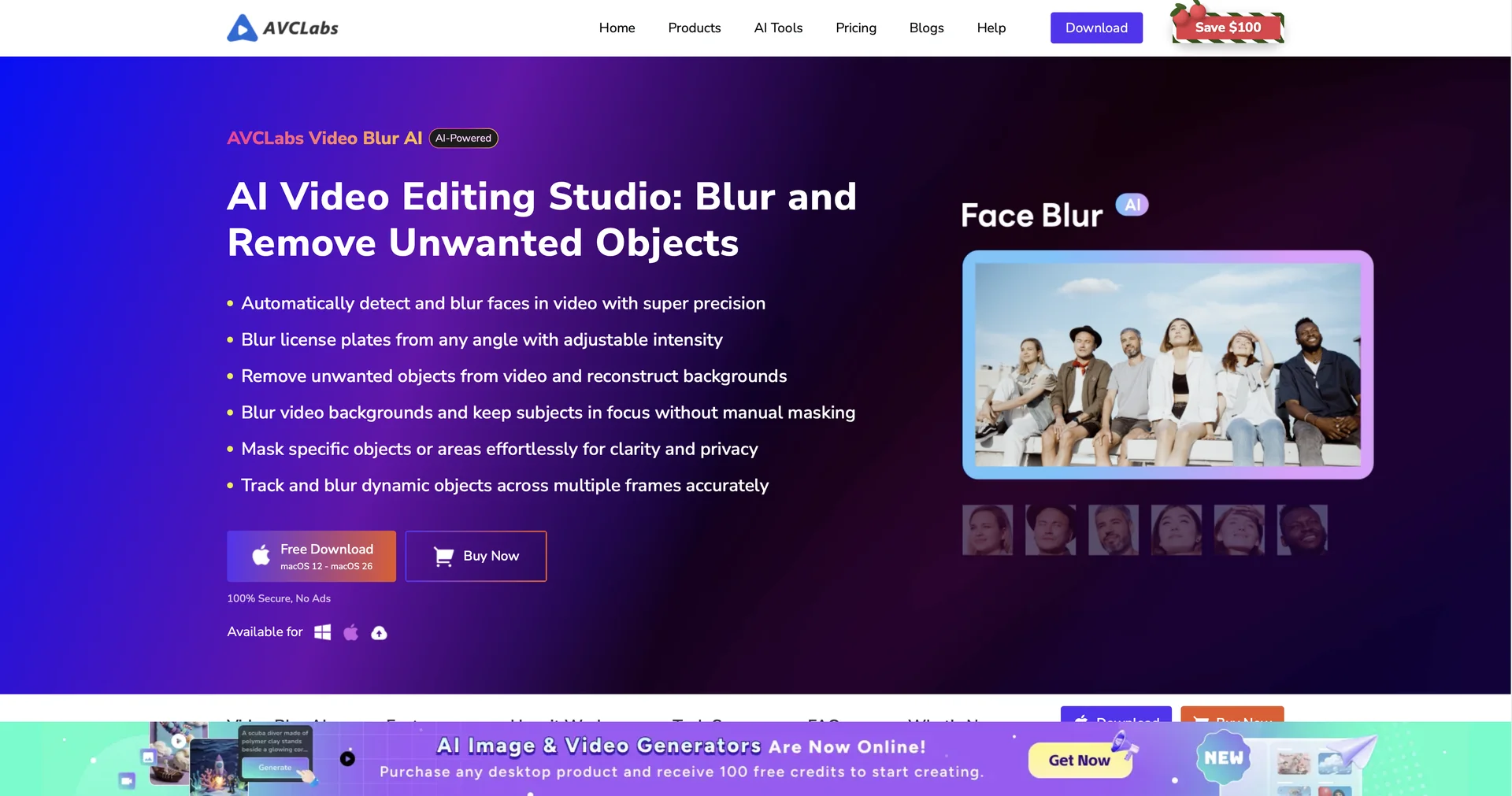 AVCLabs Video Blur AI