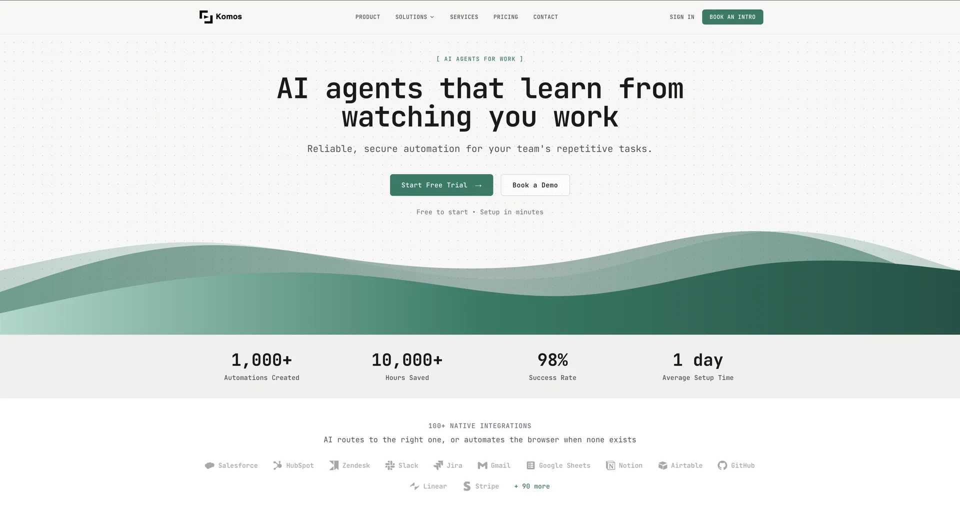 Komos - AI Browser Automation