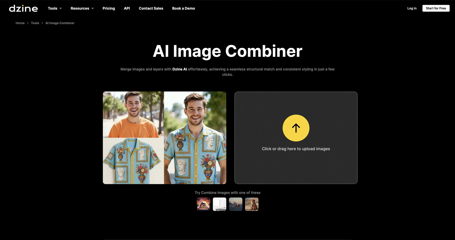AI Image Combiner
