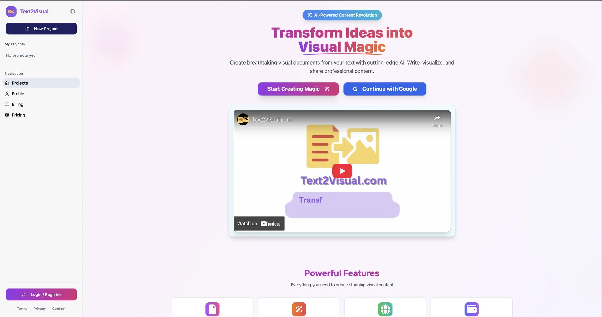 Text2Visual