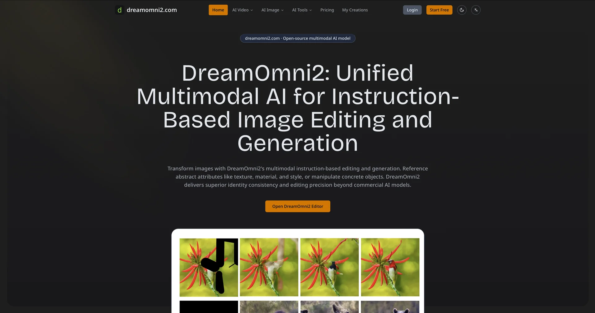 DreamOmni2 Image Studio