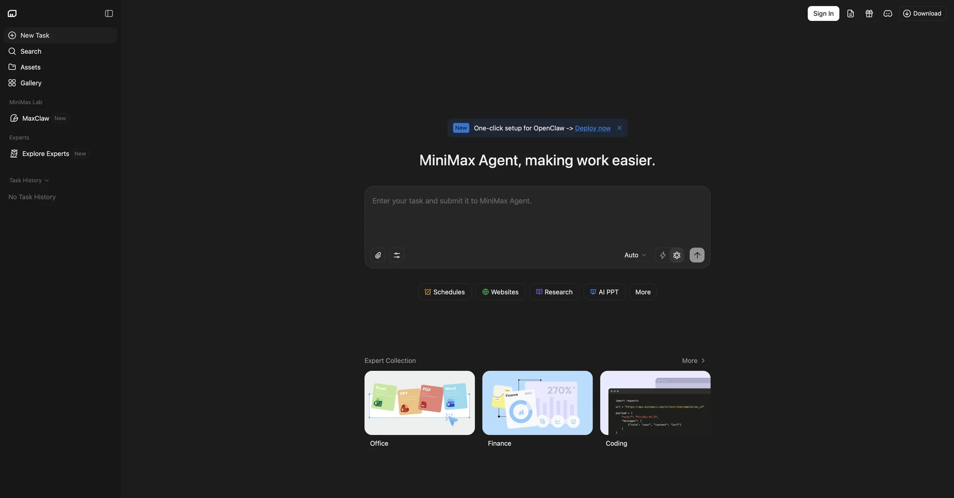 MiniMax Agent