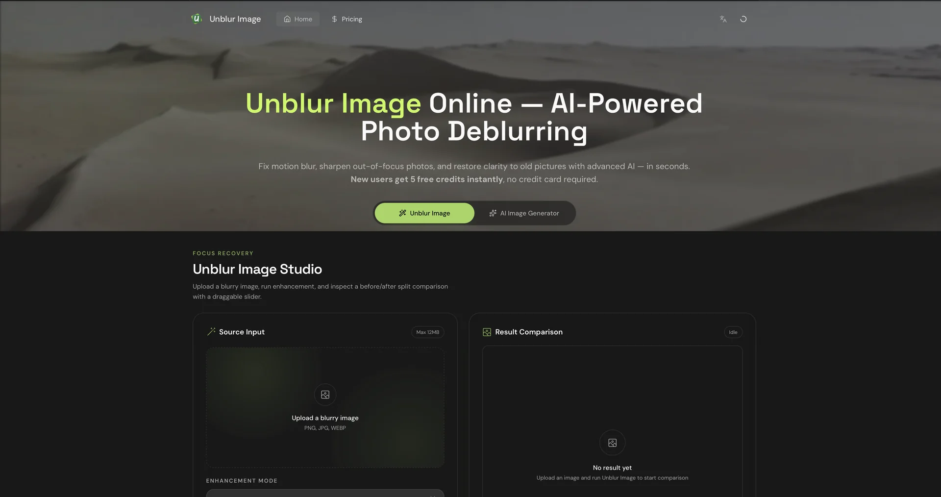 Unblur Image