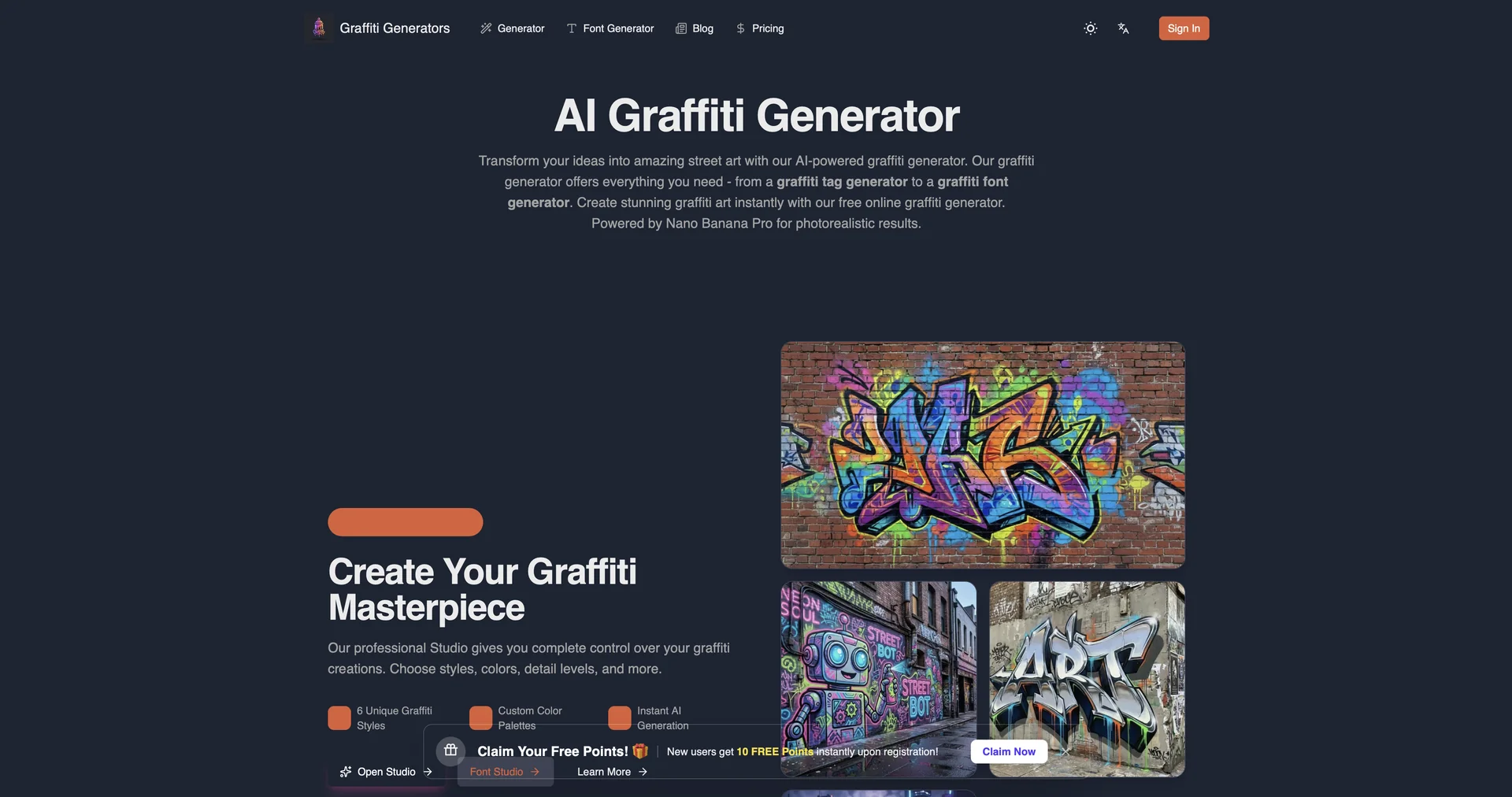 AI Graffiti Generator