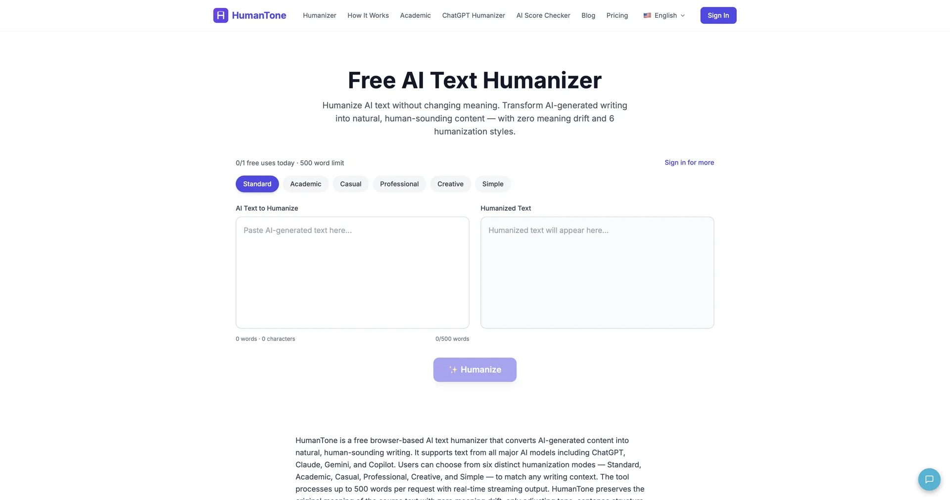 HumanTone AI