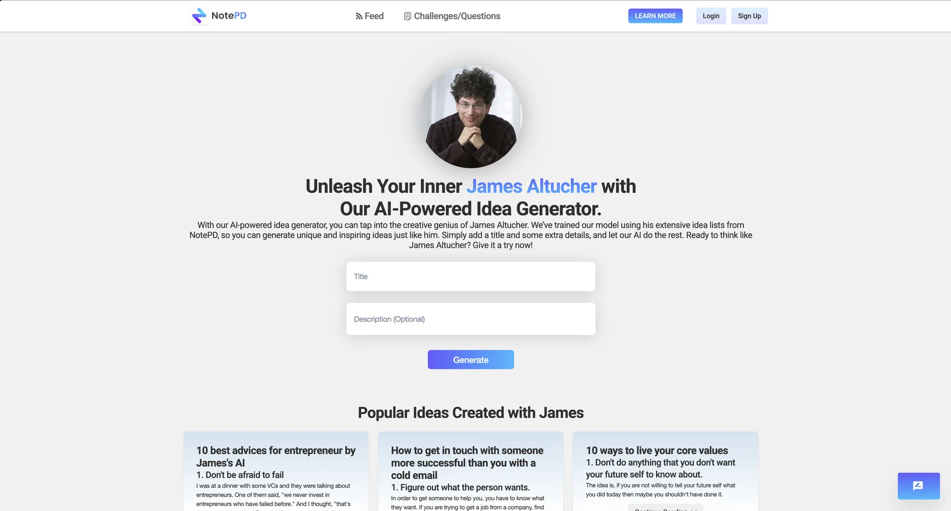 Write with James