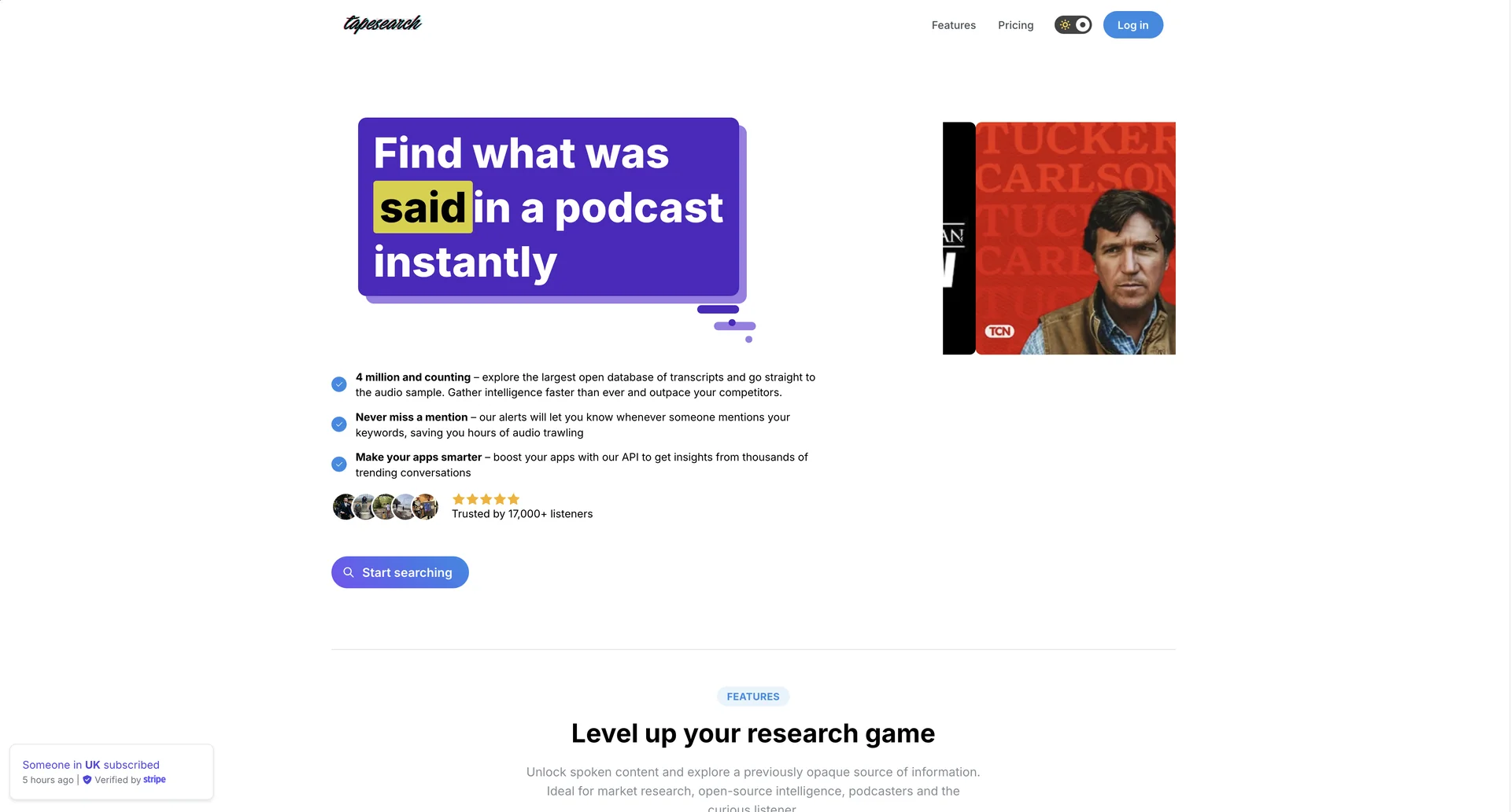 Tapesearch