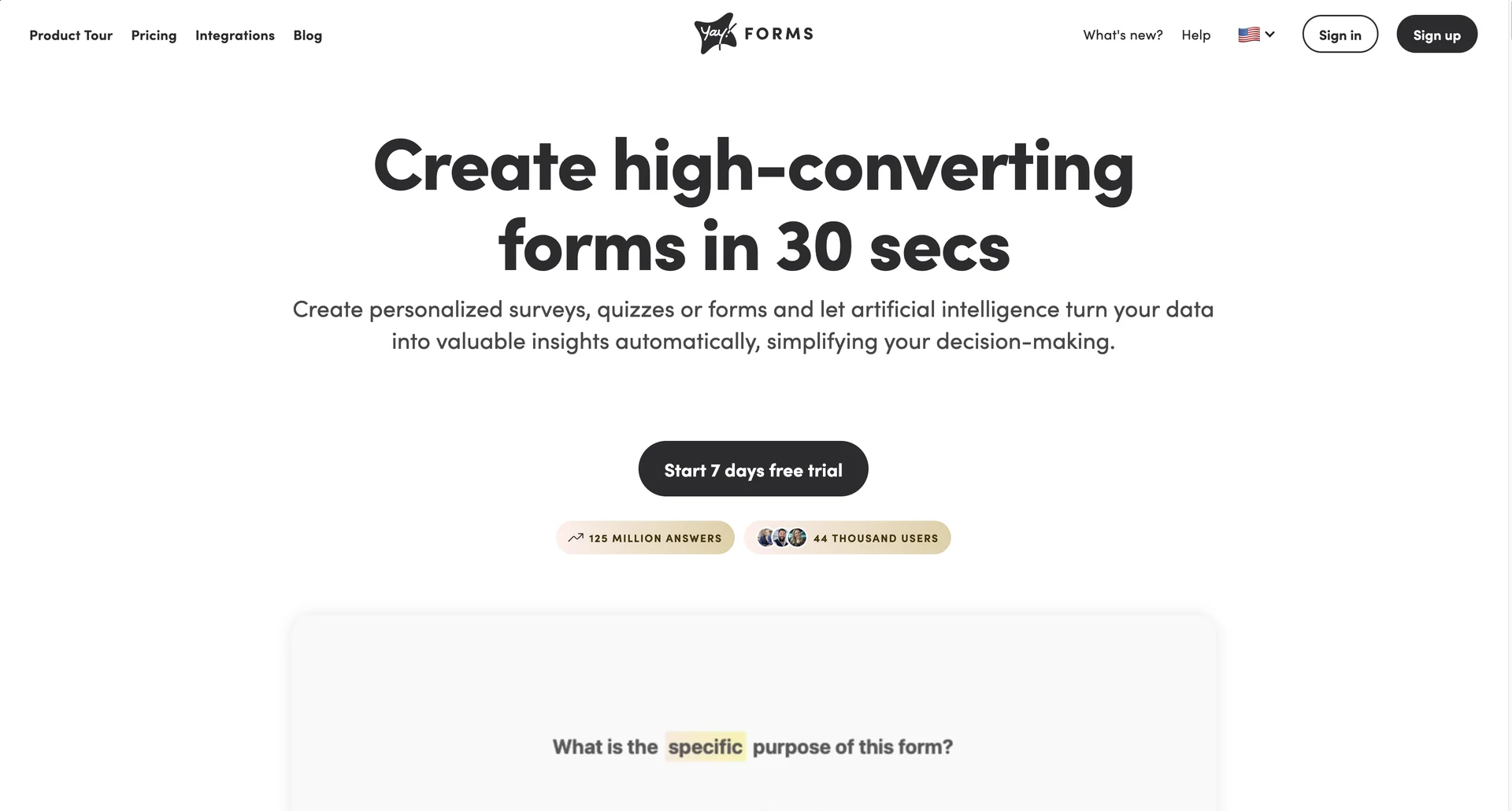 Yay! Forms