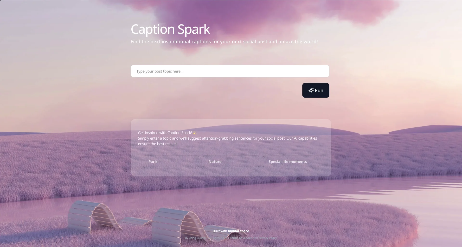 Caption Spark